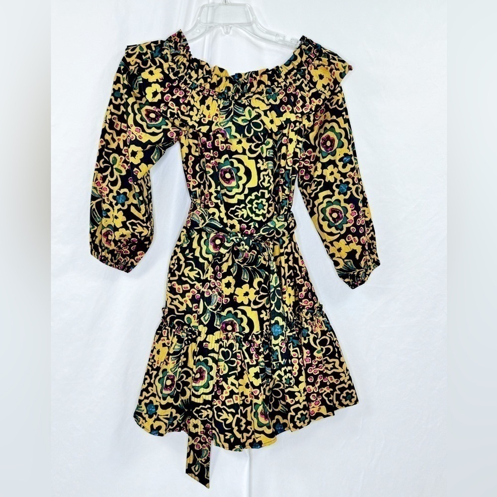 Cleobella Thala Mini Dress Yellow - Picture 3 of 9
